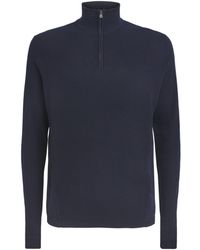 Sease - Virgin Wool Quarter-Zip Sweater - Lyst