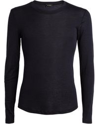 Hanro - Silk-cashmere Long-sleeved T-shirt - Lyst
