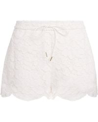 Alice + Olivia - Lace Drawstring Kenley Shorts - Lyst