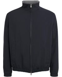 Lardini - Shell Bomber Jacket - Lyst