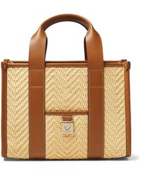 Aspinal of London - Raffia Henley Tote Bag - Lyst