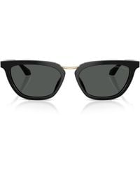 Giorgio Armani - Acetate Butterfly Sunglasses - Lyst