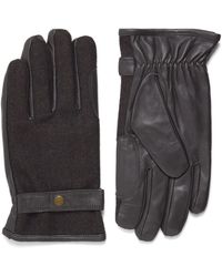 Barbour - Leather-Wool Waterproof Barlow Gloves - Lyst