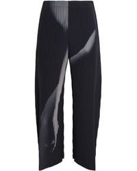Issey Miyake - Hands Of Lover Pleats Wide-Leg Trousers - Lyst