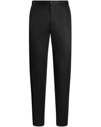 Dolce & Gabbana - Stretch-Cotton Slim Tailored Trousers - Lyst