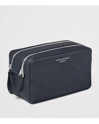 Aspinal of London - Leather Mount Street Toiletries Bag - Lyst