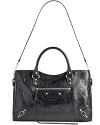 Balenciaga - Medium Leather Le City Top-Handle Bag - Lyst