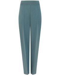 Alaïa - Wool-Blend Tapered Trousers - Lyst