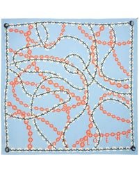 Loewe - Silk Donut Chain Scarf - Lyst