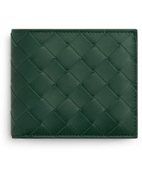 Bottega Veneta - Leather Intrecciato Bifold Wallet - Lyst