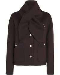Claudie Pierlot - Wool-Blend Scarf Jacket - Lyst