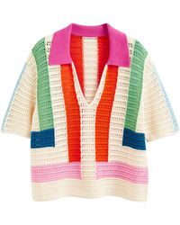 Chinti & Parker - Organic Cotton Crochet Capri Shirt - Lyst