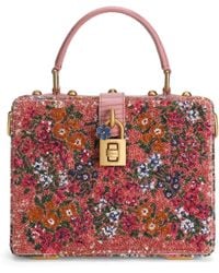 Dolce & Gabbana - Embellished Dolce Box Top-Handle Bag - Lyst