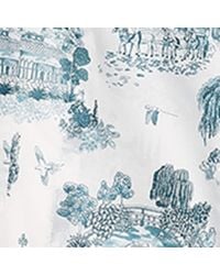 Derek Rose - Cotton Print Ledbury Night Robe - Lyst