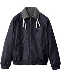 Miu Miu - Reversible Bomber Jacket - Lyst