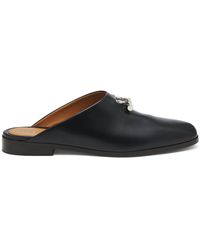 McQueen - Leather T-Bar Mules - Lyst