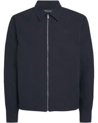 Fred Perry - Zip-Up Overshirt - Lyst
