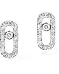 Messika - Move Uno And Diamond Stud Earrings - Lyst