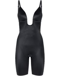 Spanx - Shape Suit Your Fancy Plunge Mid-Thigh Bodysuit - Lyst