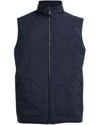FIORONI CASHMERE - Virgin Wool Down Reversible Gilet - Lyst