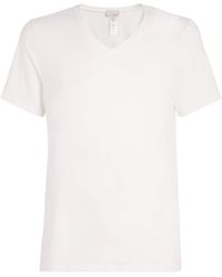 Hanro - Cotton Superior V-Neck T-Shirt - Lyst