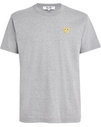 COMME DES GARÇONS PLAY - Heart Logo T-Shirt - Lyst
