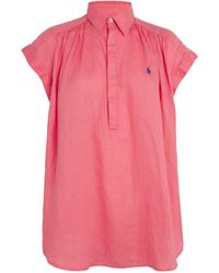 Polo Ralph Lauren - Linen Polo Pony Shirt - Lyst