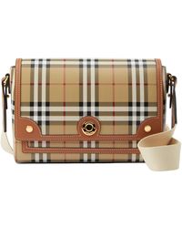 Burberry - Check Note Cross-Body Bag - Lyst