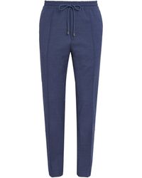 Pal Zileri - Wool Drawstring Trousers - Lyst