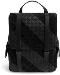 Bottega Veneta - Leather Intrecciato Back-To-School Backpack - Lyst