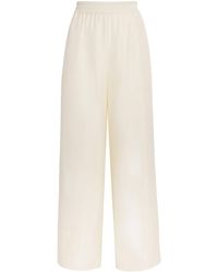 LeKasha - Silk Pamir Wide-Leg Trousers - Lyst