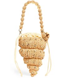 L'ALINGI - Crystal-embellished Tulip Top-handle Bag - Lyst