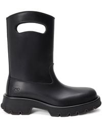 Loewe - Calfskin Bobby Handle Boots 45 - Lyst
