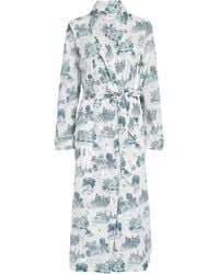Derek Rose - Cotton Print Ledbury Night Robe - Lyst