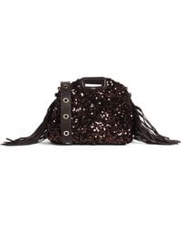Maje - Mini Sequin Miss M Shoulder Bag - Lyst