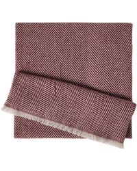 Brunello Cucinelli - Cashmere Chevron Scarf - Lyst