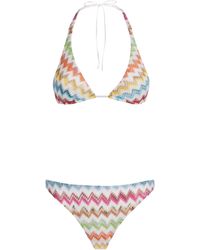 Missoni - Zigzag Playful Halterneck Bikini - Lyst