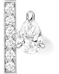 Repossi - And Diamond Serti Sur Vide Single Stud Earring - Lyst