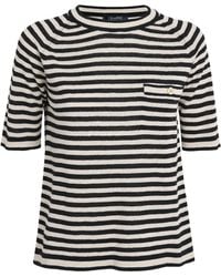 Max Mara - Linen Stripe Sweater - Lyst