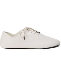 Loewe - Leather Pebble Soft Sneakers - Lyst