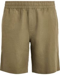 Samsøe & Samsøe - Linen-Cotton Smith Shorts - Lyst