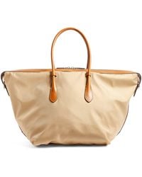 Polo Ralph Lauren - Extra Large Canvas And Leather Bellport Tote Bag - Lyst