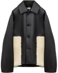 Loewe - Nappa Lambskin Shearling-Trim Jacket - Lyst