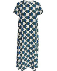 Weekend by Maxmara - Silk Printed Midi Dress - Lyst