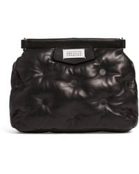 Maison Margiela - Small Leather Glam Slam Clutch Bag - Lyst