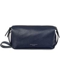 Aspinal of London - Leather Reporter Wash Bag - Lyst