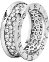 BVLGARI - And Diamond B.Zero1 Ring - Lyst