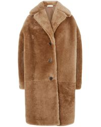 mansur gavriel shearling coat
