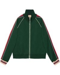 Gucci - GG Jacquard Jersey Zip Jacket - Lyst