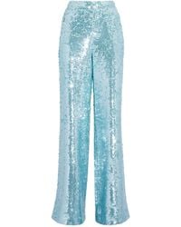 Roland Mouret - Sequin-embellished Tailored Trousers - Lyst